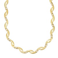 Collier, 14K, Gelb-/Weißgold Detailbild #1