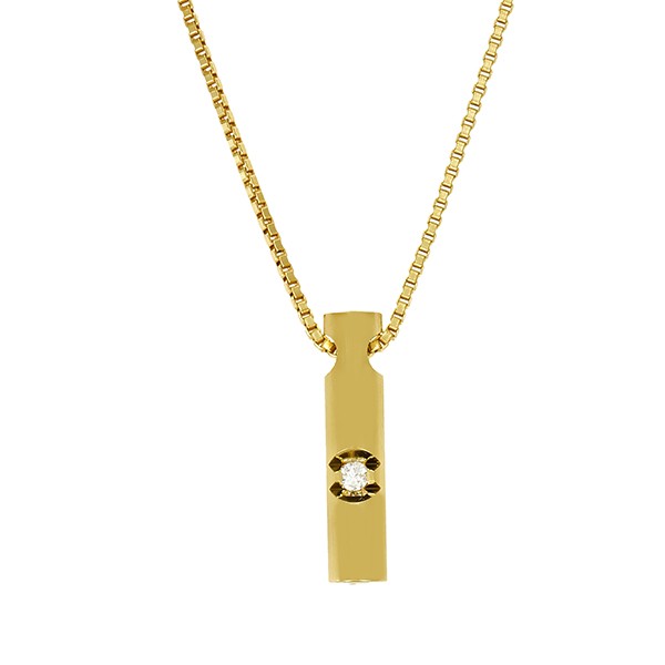 Collier, 14K, Gelbgold, Brillant Detailbild #1