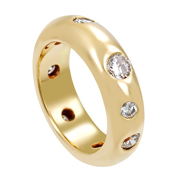 Diamantring, 14K, Gelbgold, Brillanten 1,0 ct Detailbild #1