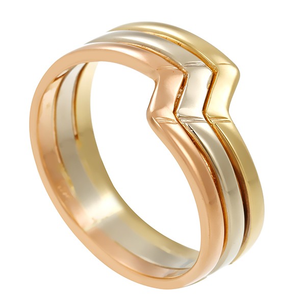 Ring, 14K, Rot-/Weiß-/Gelbgold, U53 Detailbild #1
