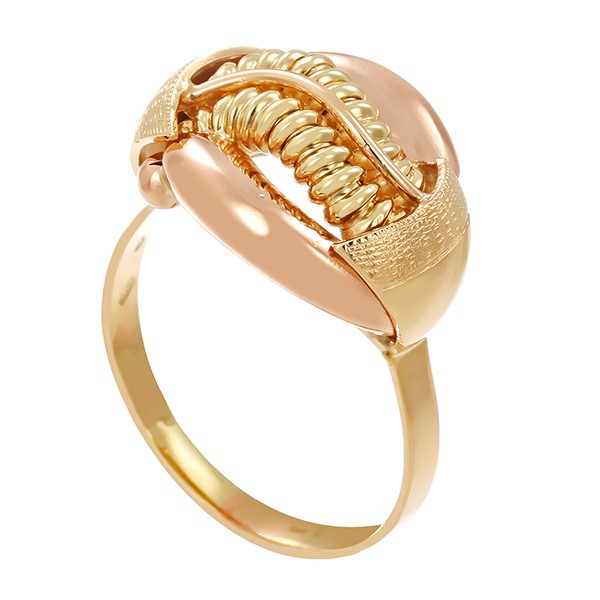 Ring, 14K, Gelb-/Rotgold Detailbild #1