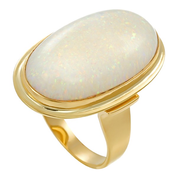 Ring, 18K, Gelbgold, synthetischer Opal Detailbild #1