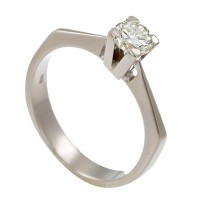 Diamantring, 18K, Weißgold, Brillant 0,50 ct Detailbild #1