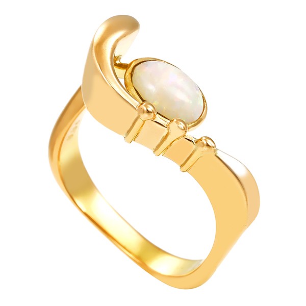 Ring, 18k, Gelbgold, Opal Detailbild #1