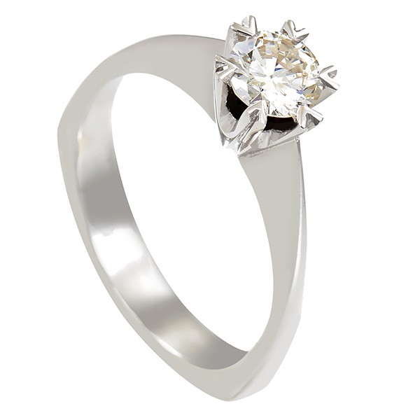 Diamantring, 18K, Weißgold, 0,45 ct Detailbild #1