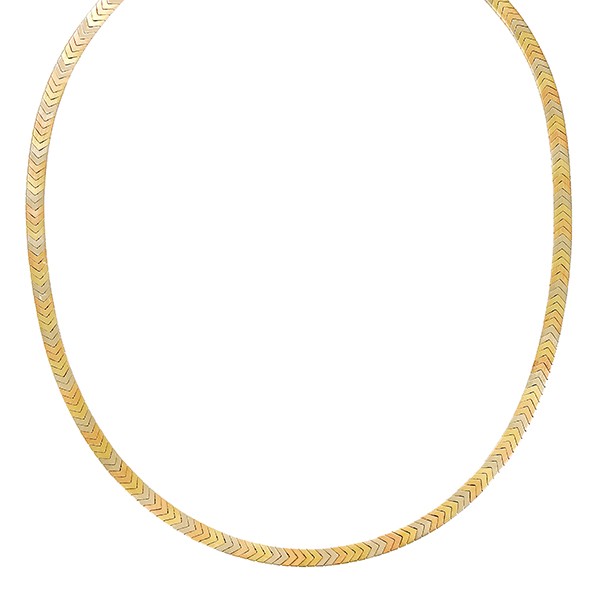 Collier, 14K, Rot-/Gelb-/Weißgold Detailbild #1