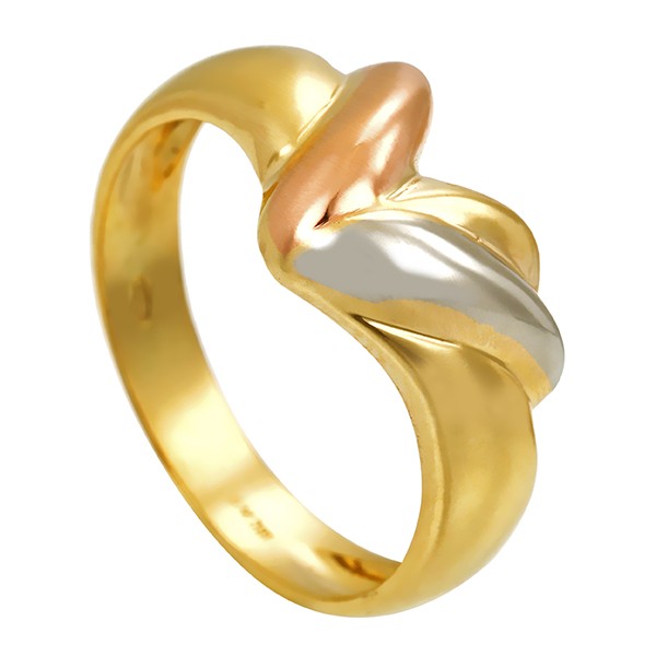 Ring, 18K, Gelb-/Rot-/Weißgold Detailbild #1