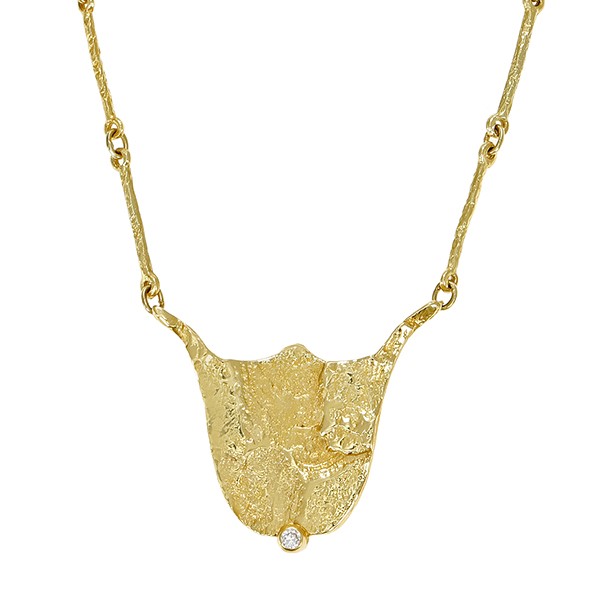 Collier, 14K, Gelbgold, Brillant Detailbild #1