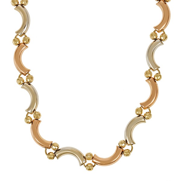 Collier, 14K, TriColor, Fantasie- Detailbild #1