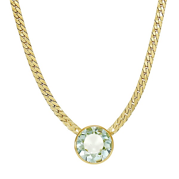 Collier, 14K, Gelbgold, Aquamarin Detailbild #1