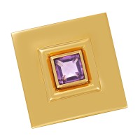 Anhhänger, 18K, Gelbgold, Amethyst Detailbild #1