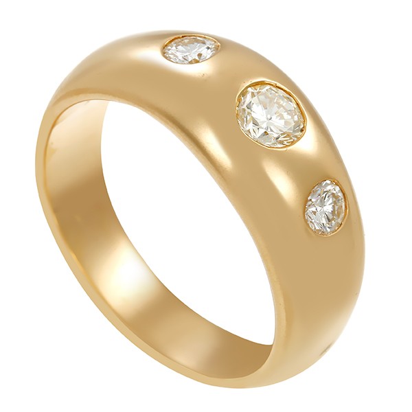 Diamantring, 14K, Gelbgold, Brillanten 0,54 ct Detailbild #1