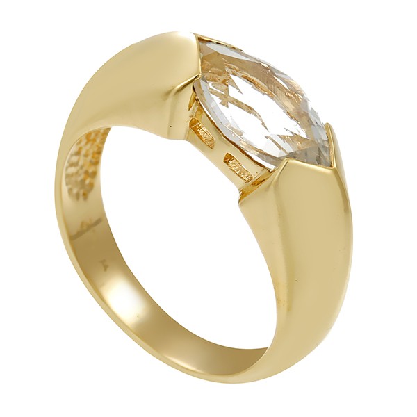 Ring, 9K, Gelbgold, Topas Detailbild #1