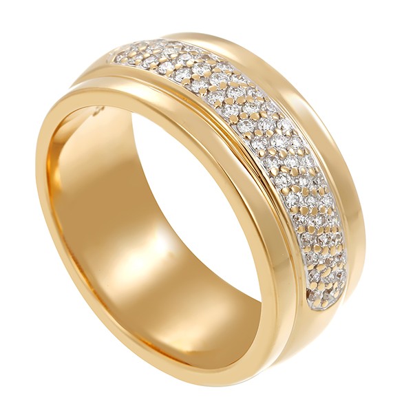 Ring, 14K, Gelbgold, Brillanten Detailbild #1