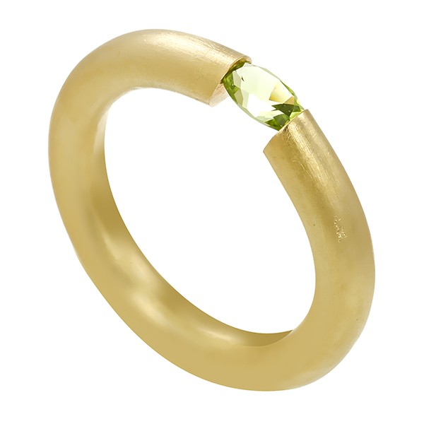 Spannring, 14K, Gelbgold, Peridot Detailbild #1