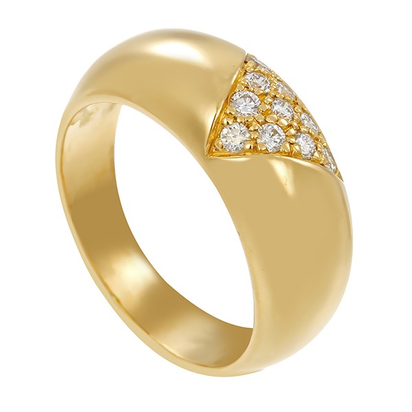 Ring, 18K, Gelbgold, Brillanten Detailbild #1